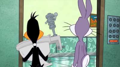 The Goony Tunes Show doing that joke Zach wants to do