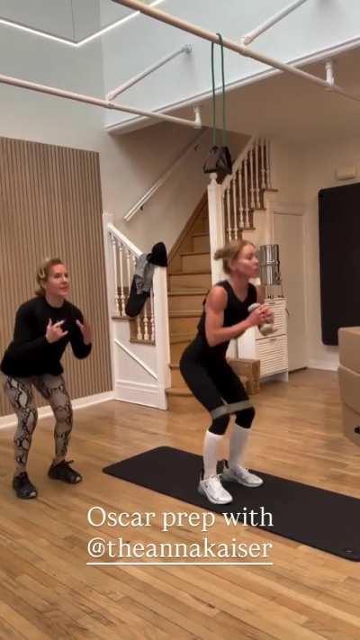 Kelly's Oscar prep workout with Anna Kaiser 2026!