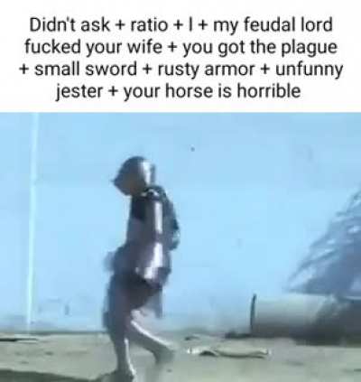go and cry dirty peasant