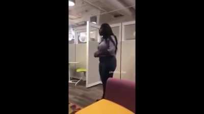 Too many white people makes her uncomfortable