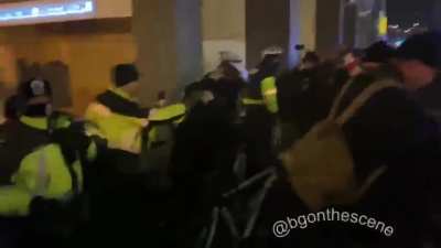Proud Boys get pepper sprayed by DC Police ahead of their planned 
