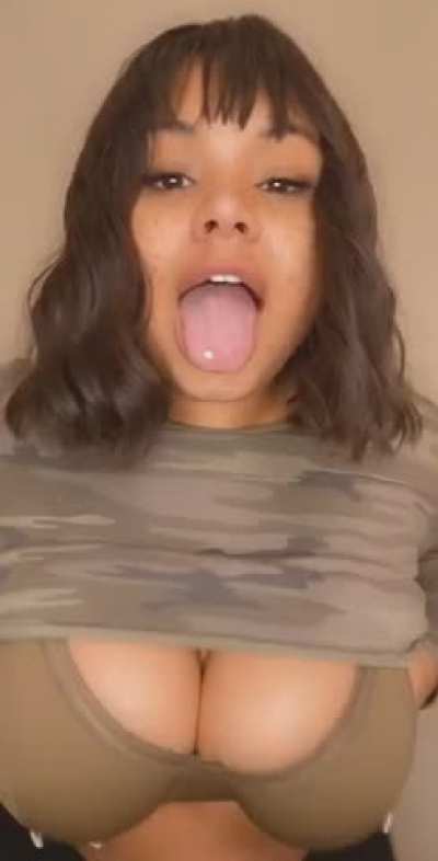 I&rsquo;ll be your good girl as long as you play with my tits and give me all your cum, deal? 🥺