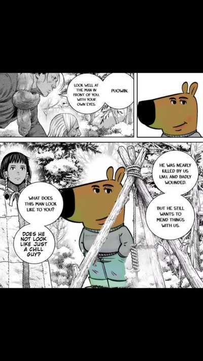 He's just a little guy (spoilers)