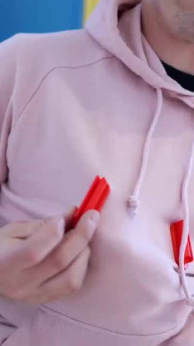 I enjoy making unnecessary things so I invented a way to always keep my hoodie strings even