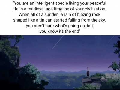 "Its the apocalypse, Allie"