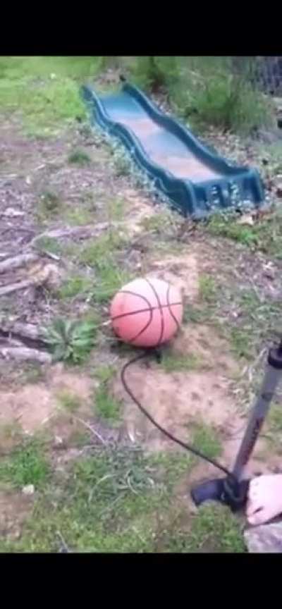 Exploding basketball