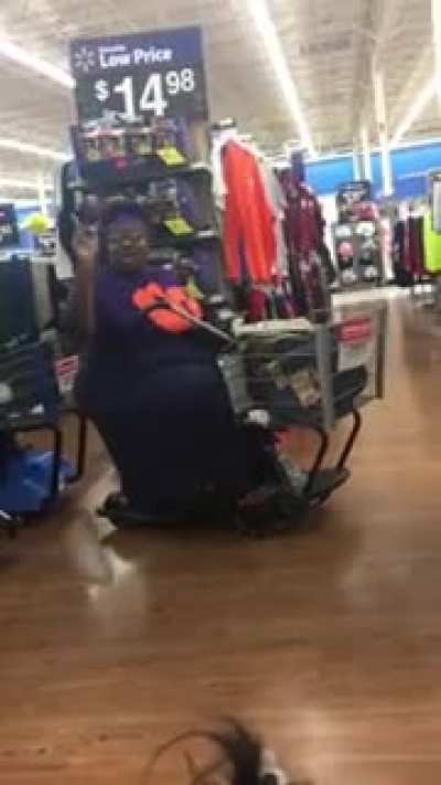 Woman flips out at Walmart over toddler's "squeaky" shoes.
