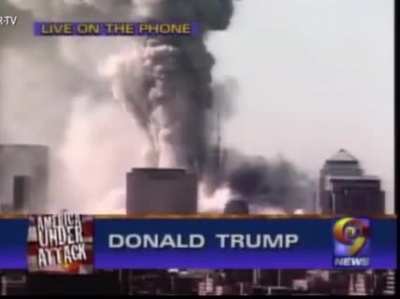 Malignant narcissist Trump's initial reaction to 9/11 was to claim that he now owned the tallest building in downtown Manhattan. (He was lying.)