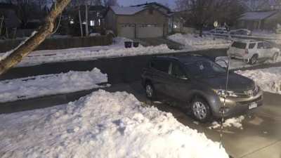 A different time lapse of last week's big snow - 2 days accumulation + 5 days melt