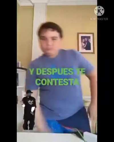 Medio choto pero igual lo que cuenta es santinito de pendejo