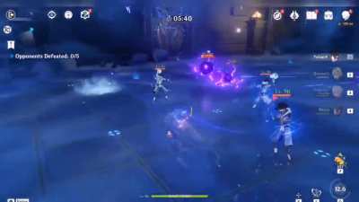 Yelan hold skill via genshin arab