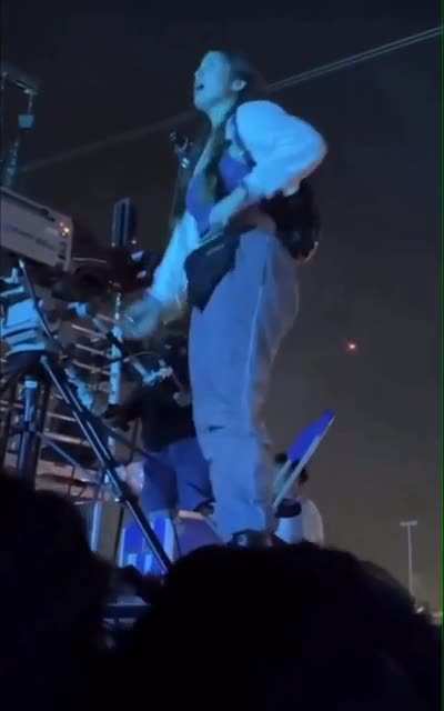 Another angle of the girl trying to get the camera man's attention
