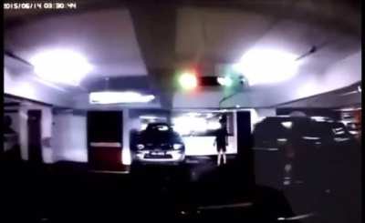 Trying to block a parking
