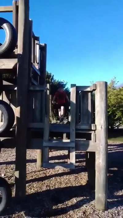 *runs off playground