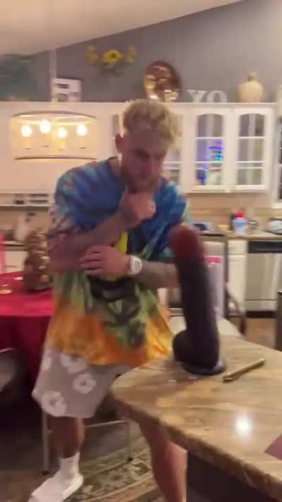 Paul sparring with an old friend.