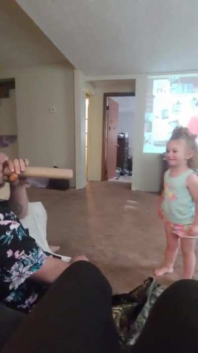 My daughter doesn't like the lion roar trick.