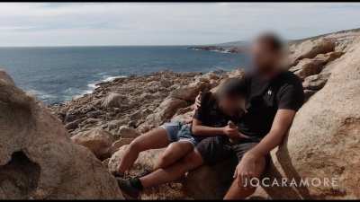 Outdoor blowjob with people close by. This one was risky, and so much fun!
