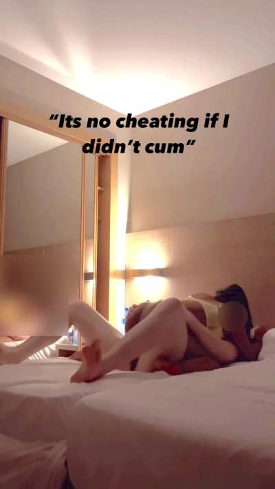 &ldquo;It&rsquo;s not cheating I didn&rsquo;t cum &hellip; or maybe I did 😫&rdquo;