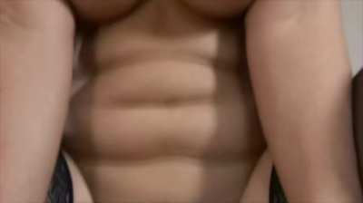 Daria Glover's Hairy Pussy in Reverse Cowgirl