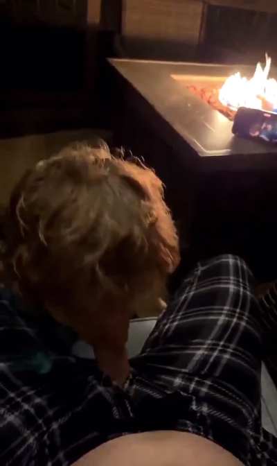 Enjoying The Night Fire