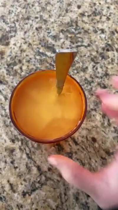 Water freezing when it’s stirred