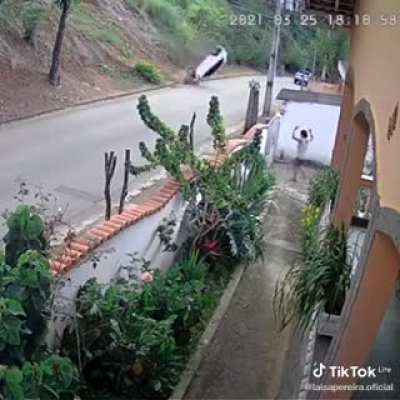 Just a normal chat in front of your house