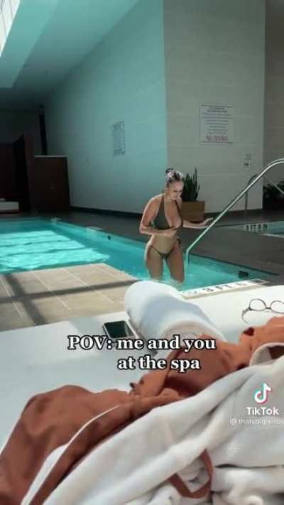 POV at the spa