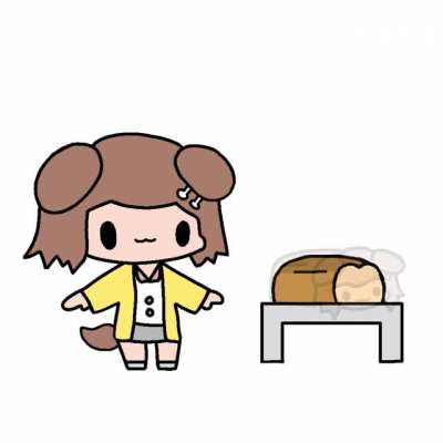 Cooking with Korone