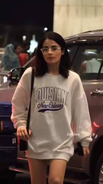 Radhika Madan airport looks