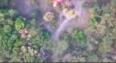 Michoac&aacute;n; CJNG dropping drone bombs on CU in tepalcatepec, the post says it&rsquo;s near the town of El Bejuco,
