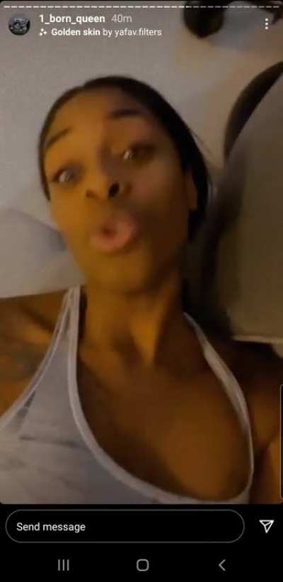 WNBA player Cheyenne Parker nip slip