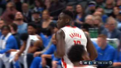 [Highlight] KPJ feeds it to Usman Garuba for his second 3 of the game, he's 2-2.