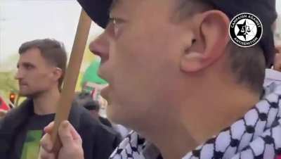 Met Police, UK telling a Jew their presence is unwanted and may antagonise the 'peace-loving' Po-Palestine supporters who chanted "Death to Jews", etc before in earlier marches