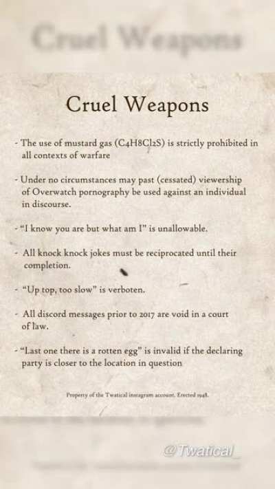 The Geneva suggestions