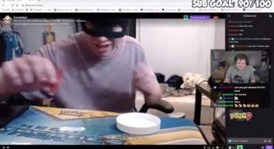 Streamer raids streamer while he&rsquo;s snorting gfuel, can&rsquo;t show that on stream for TOS