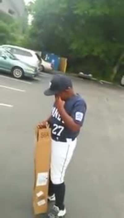 Dad Surprises Son on his Birthday