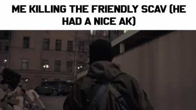 What you got there scav boi?