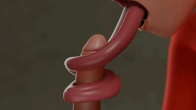 Helen Parr Elastic butt and tongue (redmoa)