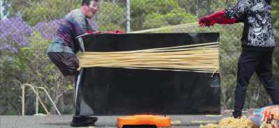 Rubber bands vs tv