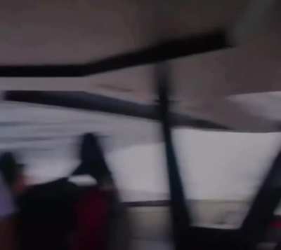 Conor testing out his new boat