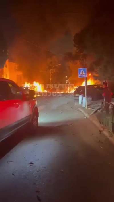 Israel moments ago!