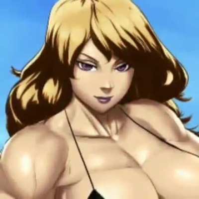 Buff woman