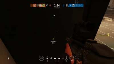 I always compared siege's cameras to Five Nights At Freddys cameras, and this is the closest I've ever gotten to that!