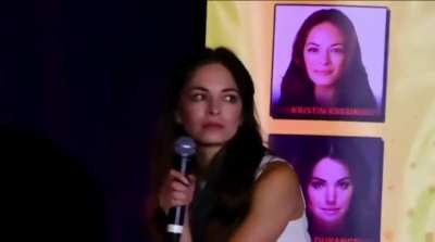 Kristin reacting to a fan theory 