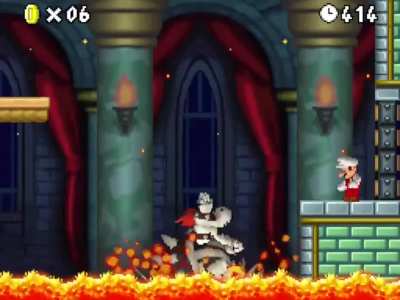 Mario watches Bowsers skin melt off as he begs for help then exclaims &ldquo;THATSA SO NICE&rdquo;