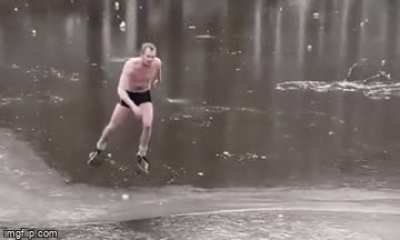 Ice skating