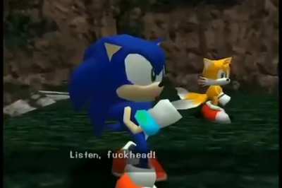 sonic is mad okay 😭