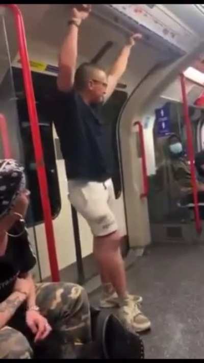 Racist guy gets knocked the fuck out after screaming and yelling racial slurs&hellip;