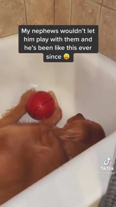 Poor boy he deserves better.
