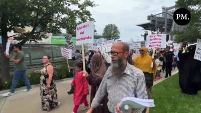 Anti LGBT march in Ontario Canada